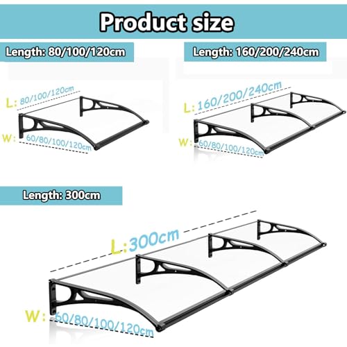 Escudo resistente de aluminio y policarbonato con protección UV para terrazas 3