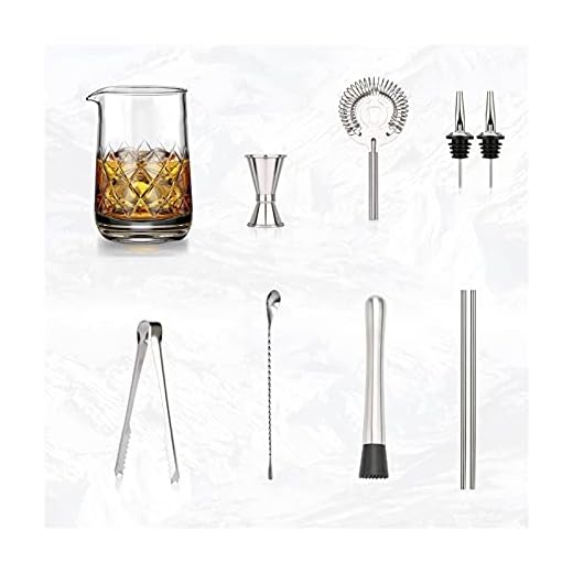 Cocktail Shakers 10 st Cocktail Shaker Set Crystal Cocktail Mixing Glass 750ml Cocktail Glass Shaker Bartender Kit för hemfest gör en underbar gåva Cocktail shakers med recept (Color : 10 Pcs)