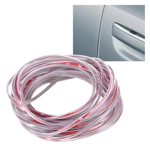 32Ft(10M) Car Door Edge Protector Anti-Collision Car Door Entry Guard Protective Strip No Glue Automotive Trim Doors Edge Guard (Clear)