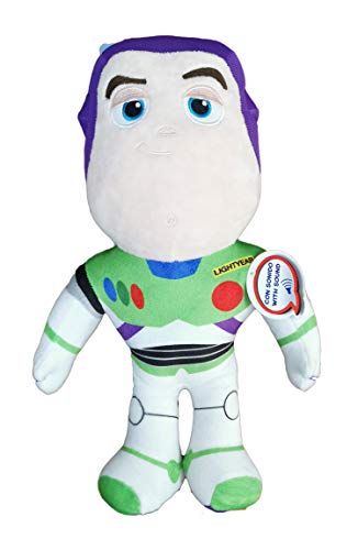 Disney Toy Story - Peluche Astronauta Buzz Lightyear 15'75'/40cm, superhéroe Espacial con Voz en...