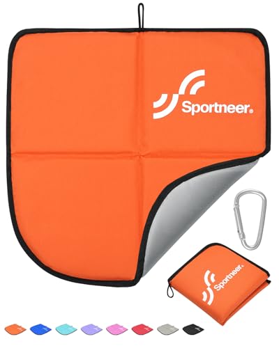 Sportneer Sitzkissen Outdoor, Sitzunterlage Outdoor Wasserdicht Oxford-Stoff Thermo Sitzkissen Faltâ€¦ – Miniatur