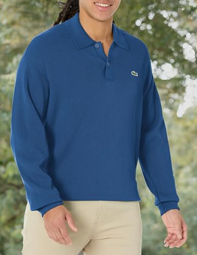 Lacoste Mens Long Sleeve Sweater Polo3