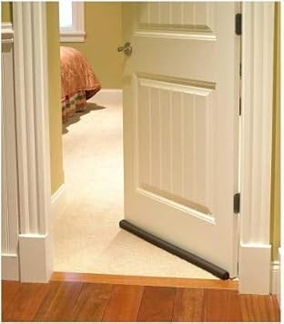 XDLB Radiant Sound-Proof Reduce Noise Energy Saving Weather Stripping Under Door Stopper (36 inch, Brown)(Pack of 4)