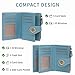 SENDEFN Small Womens Wallet Leather Bifold Card Holder RFID Blocking with Zipper Coin Pocket