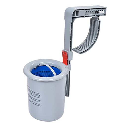 Jilong Avenli 290728 Skimmer Superficie Piscinas Autoportantes, Gris/Azul, 40 X 19 X 18 Cm