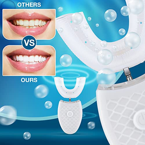Romooa ROMOOA-90 2 Pieces Ultrasonic Electric Toothbrush Adults U Shaped Automatic Toothbrushes thumb #3
