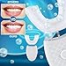 Romooa 2 Pieces Ultrasonic Electric Toothbrush Adults U Shaped Automatic Toothbrushes for Teeth Whitening, 3 Brush Heads, Whole Mouth 360 Degree Cleaning Hands Rechargeable IPX7 Waterproof (No Base)