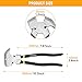 Hoteche 10.5 Inch Fencing Pliers Cr-V Steel Multi-Purpose Fence Tool Heavy Duty Hammerhead Pliers
