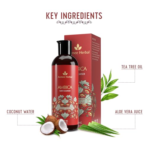 Avimee Herbal Ambika Hair Cleanser | Fights Dandruff & Moisturises Scalp Naturally | With Aloe Vera, Apple Cider Vinegar, Tea Tree Oil & Neem Oil |... - Image 2
