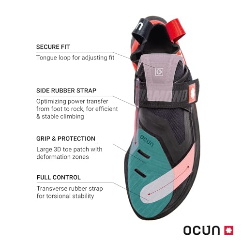 Ocun Unisex Diamond S Rock Climbing Shoes for Sport Climbing & Bouldering for Men & Women3