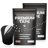 Mouth Tape for Sleeping 60 pcs, Athletic Tape Wrap Breath Training Tape Nasal Strips for Adults Athletes Breathing