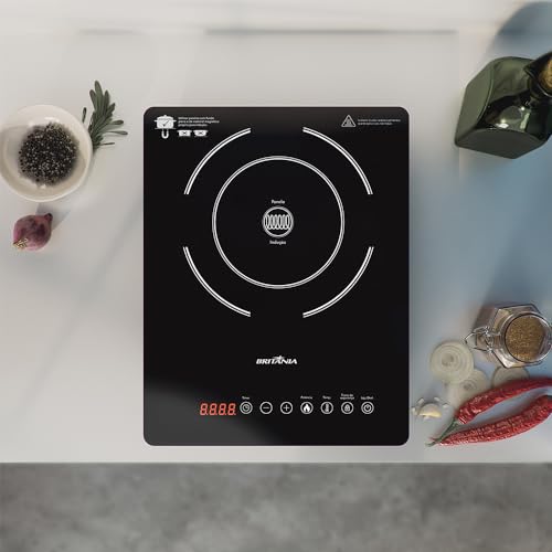 Cooktop de Indução Britânia BCT14P 10 Níveis Bivolt glide