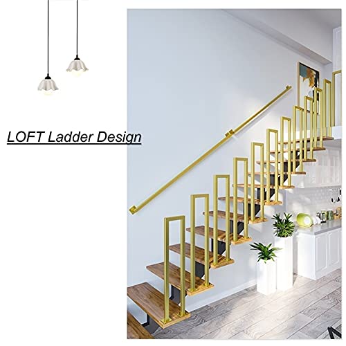 Rampe de sécurité d'escalier design robuste en bois et béton