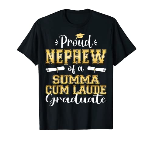 Sobrino orgulloso 2023 Summa Cum Laude Graduado 2023 Camiseta