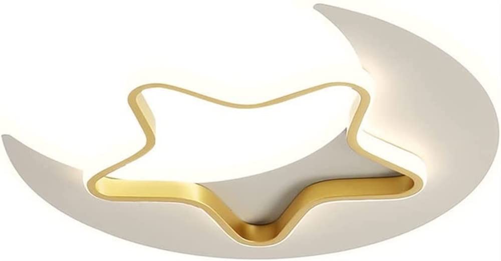 Lampa sufitowa LED w kształcie gwiazdy i księżyca z kreskówek, ochrona oczu, sypialnia, pokój dziecięcy, nowoczesna kreatywna lampa sufitowa, żyrandol