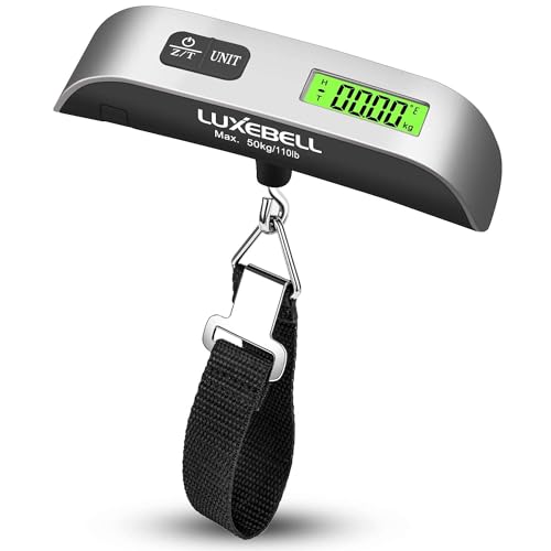 Luxebell Digital Luggage Scale 110lbs with LCD Backlight