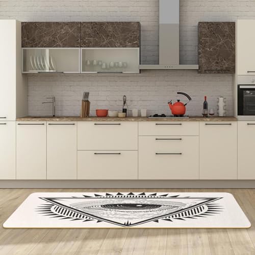 Alfombra absorbente para cocina lavable VAPOKF alfombrillas antideslizantes pasillo 3