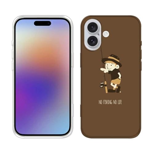 AnglersLife TPUP[X iPhone ACtH NA X}zP[X TPU ނ肴܂ ނɍsN_uE iPhone17 Pro