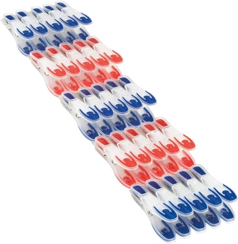 Leifheit Pinces à linge avec revêtement extra doux, lot de 25, épingles à linge avec une large surface pour presser, set de pinces à linge attrayantes avec matière soft, ne marquent pas le linge