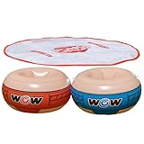 WOW Sports Sumo Wrestling Spay Pad, Inflatable Water Splash Zone Toy For Kids, Fun Backyard Game for Summer Parties
