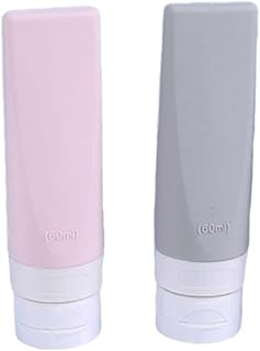 VALICLUD 2 Pçs Recipientes De Viagem Cosméticos Recipientes De Cosméticos De Viagem Recipientes De Maquiagem Tubo De Portátil Frascos De Amostra De Xampu Tubo De Maquiagem De Avião