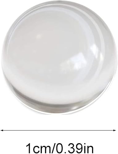 Miniatura 2 de 100 piezas de canicas de vidrio de 0.394 in a granel rellenos de jarrón redondo de mármol sólido transparente mármol mármol juegos