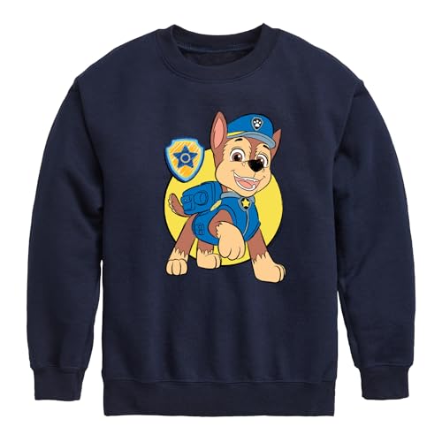 HYBRID APPAREL - Paw Patrol - Chase Sketch - Toddler & Youth Crewneck Fleece Sweatshirt