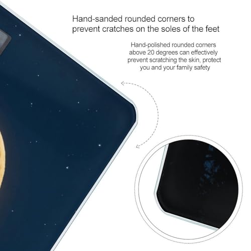Báscula digital Full Moon para baño 400 lb capacidad miniatura 4