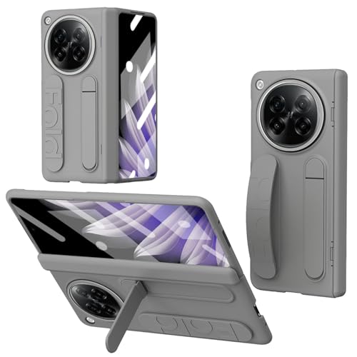 Coque Oppo Find N6 étui premium antichoc avec film avant intégré gris