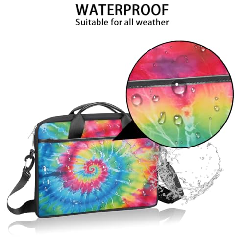 Swirl Tie Dye 15 Inch Laptop Bag Laptop Shoulder Bag Computer Cases for Laptops or Tablets3