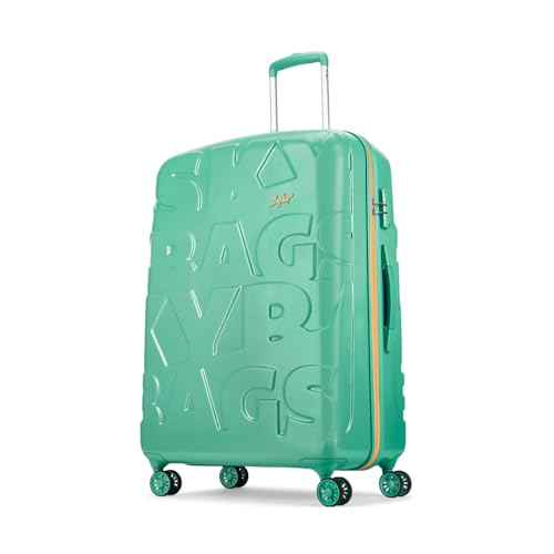 Image of Skybags Polycarbonate (Pc) Graphiq Check-in 75 Cm(Large) 8 Wheels Trolley Bags for Travel Hard Case Spinner Luggage, Lightweight Bag with TSA Lock & Scratch Resistant|5 Years Warranty (Marine Green)