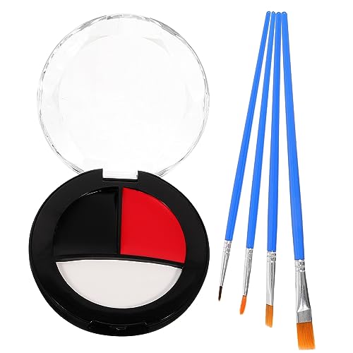 Abaodam 1 Set Diy Face Paint Clown Oil Paint Face Painting Kit Halloween Makeup Party