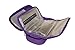 CHILDHOOD Waterproof Insulin Cooler Travel Case Temperature Display Medication Insulated Cooling Bag with 3 Ice Packs (Purple)