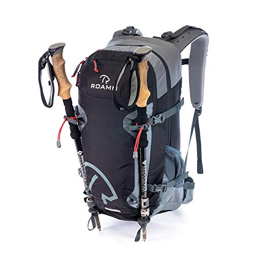 Roamm Highline 30 Backpack - 30L Liter Internal Frame Daypack - Best Bag For Camping, Hiking, Backpacking, And Travel - Men And Women,Grey #TOP2