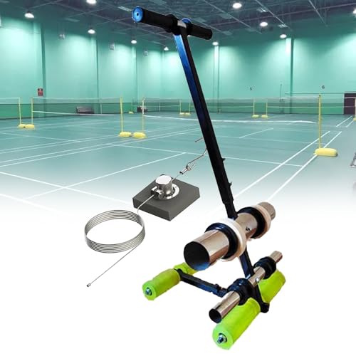 VNATWGOO Court Floor Tape Pasting Machine, Hand-Push Floor Marking Tool, with Adjustable Handle,for Basketball Courts,Parking Lots,Badminton Courts,Roads,B