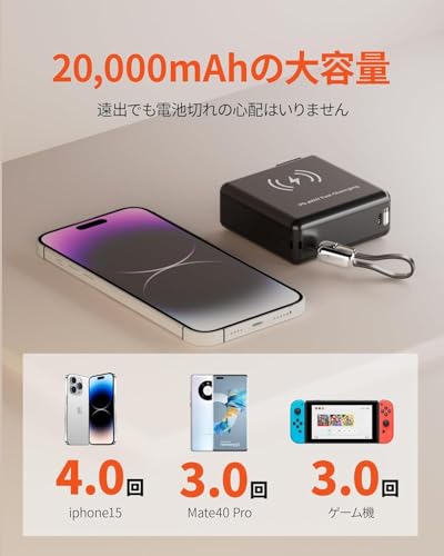 Raydyn PD65W コンセント一体型モバイルバッテリー 20000mAh PD3.1 S200 の商品画像 5