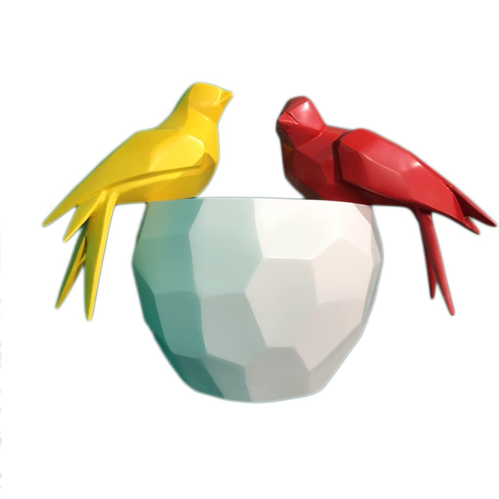Nid d'oiseau RJJ, décoration murale en relief au design raffiné de taille A
