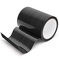 AMOGATO Premium RV Underbelly Material Tape 6" x 20', Black Sewer Hose Tape for Waterproof Repair & Storage