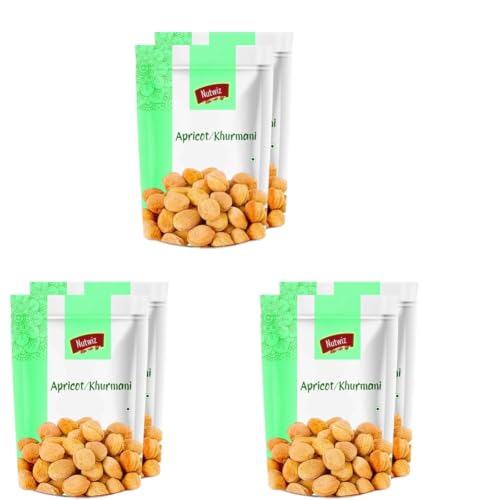 Image of Nutwiz Premium Dry Fruits (Dried Apricot /Khrumani, 500g) (Pack of 3)