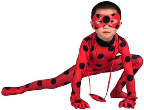 Cat & Ladybug Costume Kids Jumpsuit Set Kids Birthday Holloween Cosplay Outfit Set 2 41z2S5WUpfL. AC