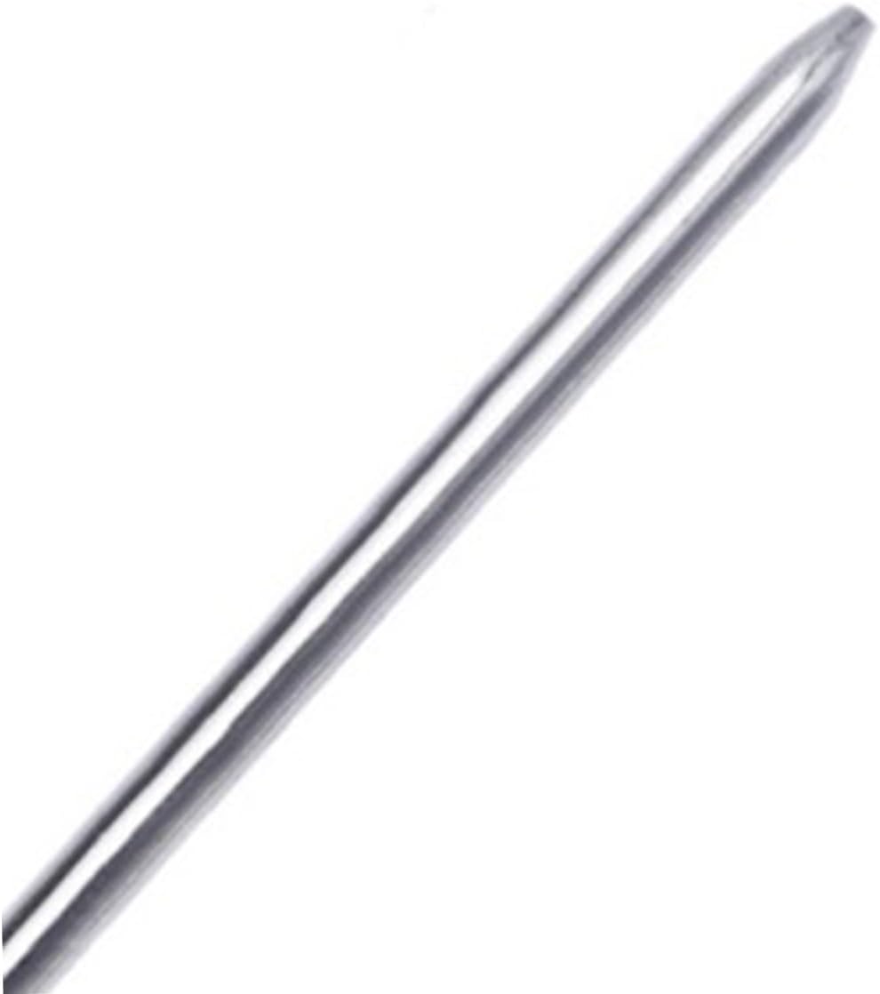 Lurrose 18pcs DIY Yarn Knitting Needles Large Eye Blunt Needles for Embroidery Cross Stitch Sewing Storage Barrel