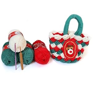 Ohoniss Weihnachts-Hirsch Häkelset für Tragetasche