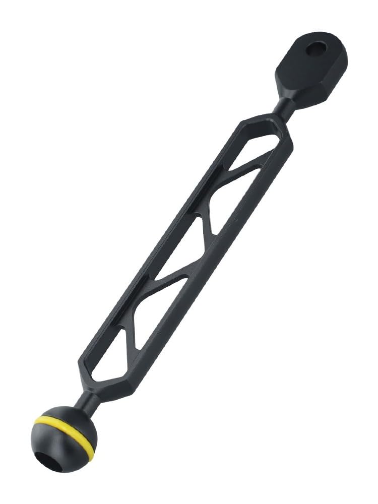 Poste de luz subacuático para fotografía, soporte para linterna de buceo con cabeza de bola, soporte de cámara de aleación de aluminio para esnórquel, 6/8 pulgadas