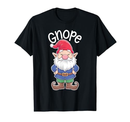 Men Women Kids Cute Funny Gnope Camiseta