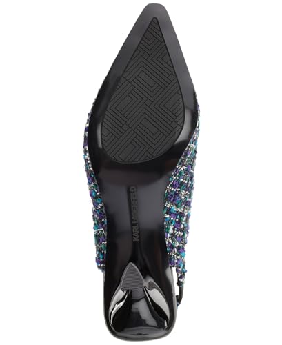Karl Lagerfeld Women's Kinsely Evening Pointed Toe Slingback Pump3
