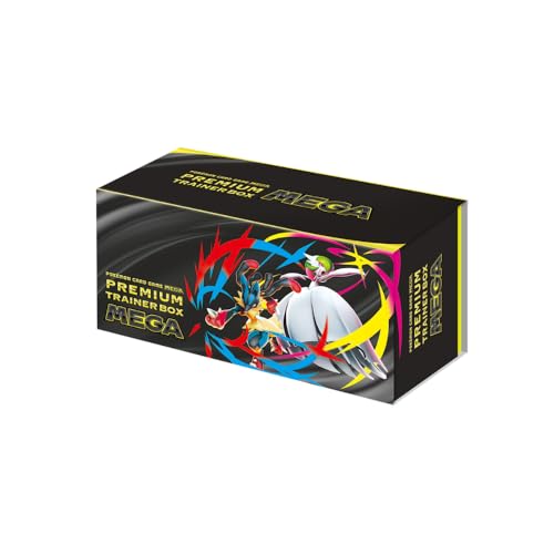Pokemon Premium Trainer Box Mega, Confezione da Collezione del Gioco di Carte
