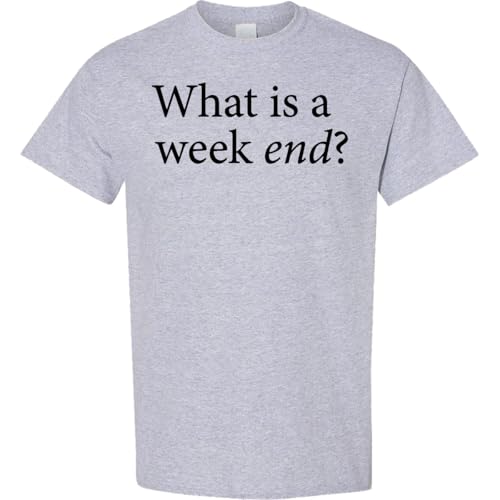inktastic What is a Weekend Adult T-Shirt X-Large 0060 Heather Grey 16654