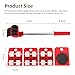 HQO LOVL Furniture Appliance Lift Mover Tool Set, Furniture Lifter Kit with 4 Slider for Moving, Carbon Steel, Moving Gliders for Sofa Fridge Washing Machine