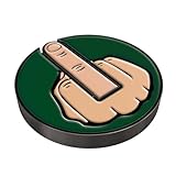 Rebellious Marqueur de balle de golf amusant pour doigt d'honneur - Clip amovible - Marque de position de balle de golf - Décorations durables et amusantes