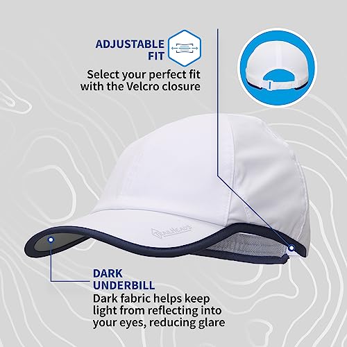 Image of TrailHeads Men's Running Hat with UV Protection | Quick Dry Sports Hats for Men | UPF 50 Hats | Summer Hats for Men